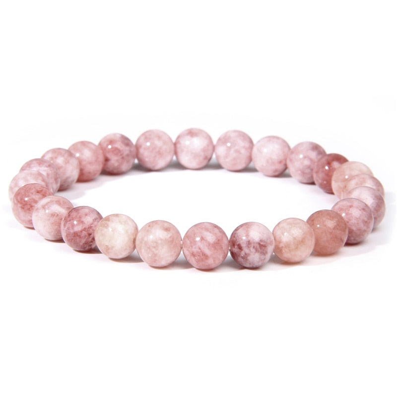 Natural Healing Energy Polished 8 mm barcelet（FD1542、1545、1547、1548）