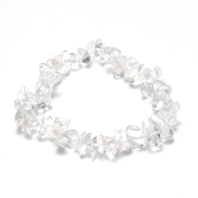 Irregular Crushed Stone Natural Stone Beaded Handmade Jewelry Natural Crystal Crushed Stone Bracelet