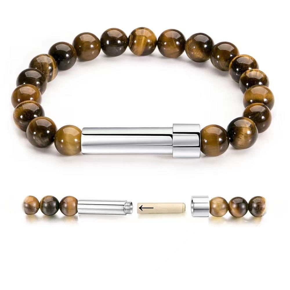 Multiple stone choices with stainless steel round tube
