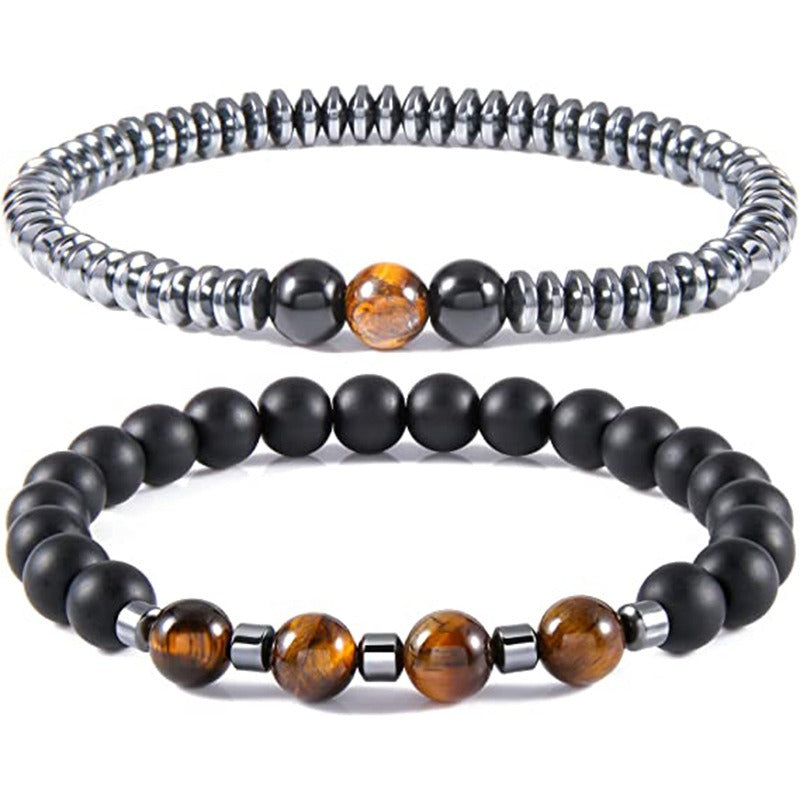 Tiger Eye Combination Beaded Bracelets