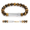 Multiple stone choices with stainless steel round tube