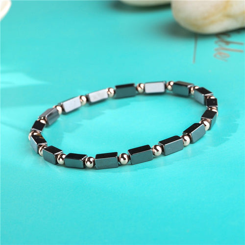 6mm Black Magnet Beaded Bracelets